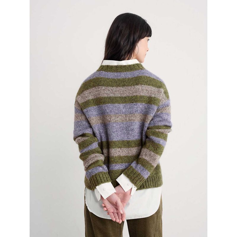 Seasalt Cornwall Painter Jumper Carvannel Laurel Mix image number 1